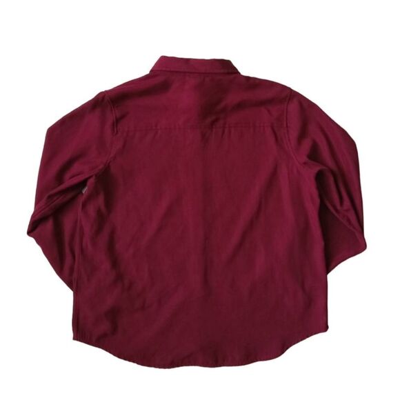 Disney Burgundy Red Embroidered Tigger Show Off Button Up Shirt Women's Size XL - Picture 2 of 12